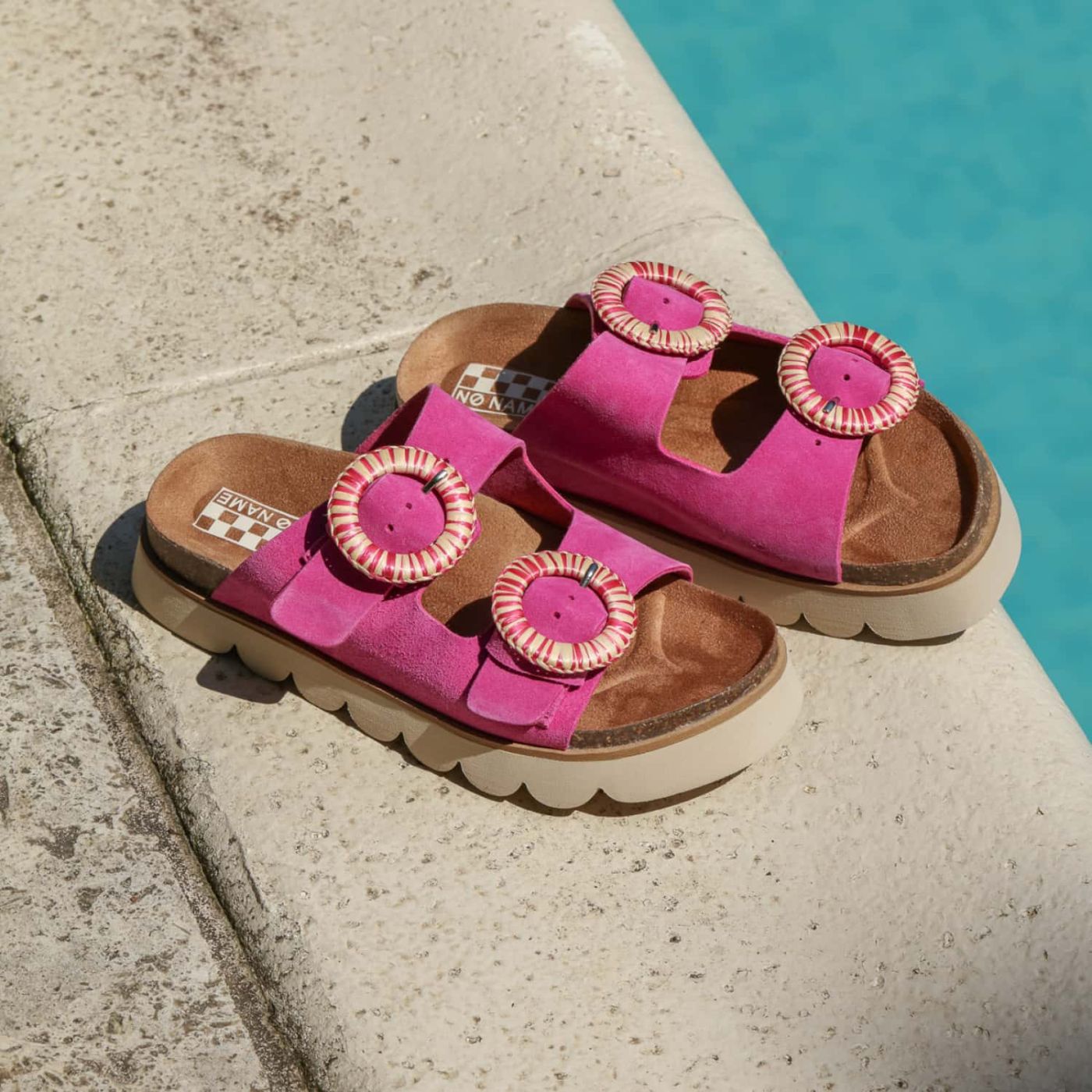 SANDY SLAP W - SUEDE - PINK